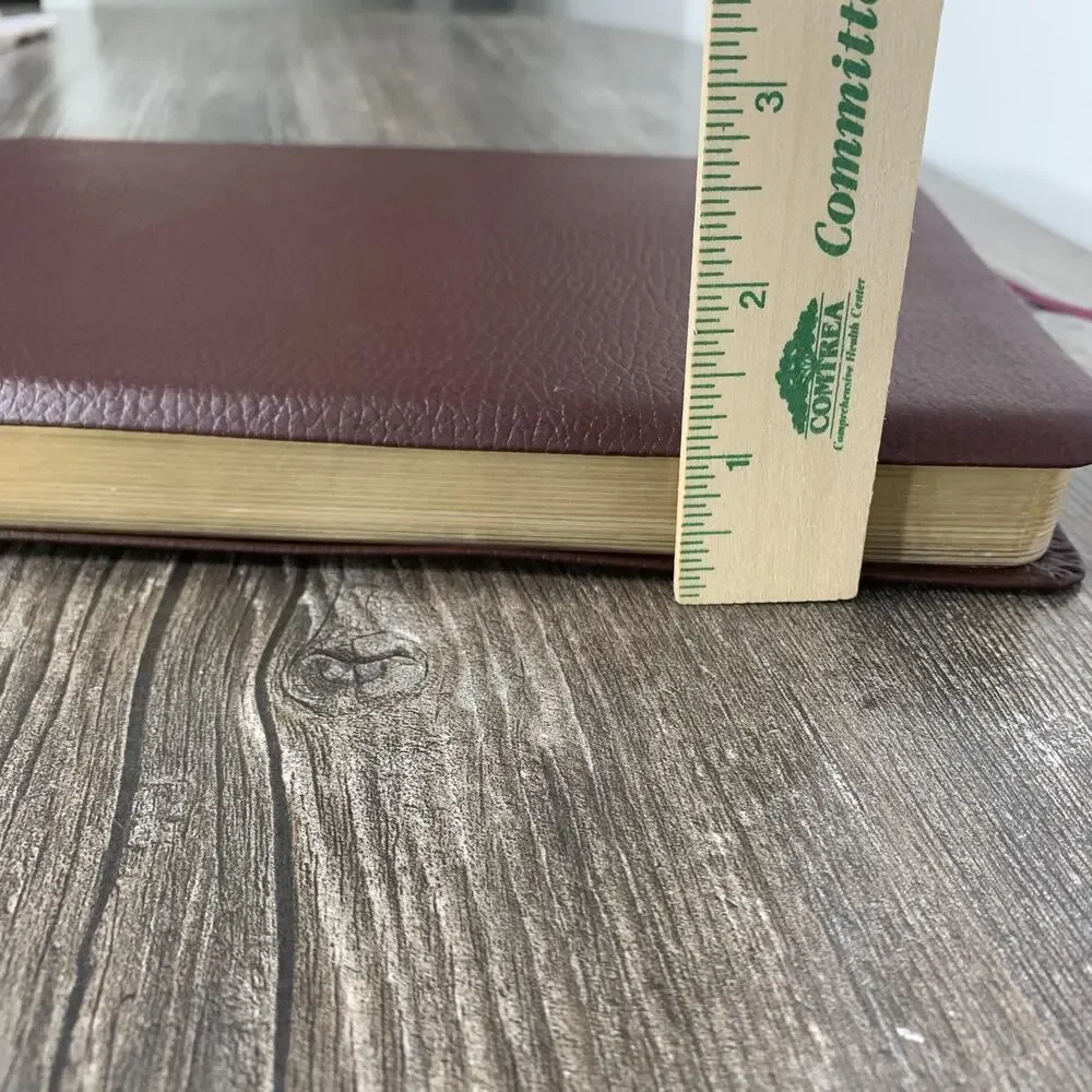 Power For Life Study Bible TNIV‎ Genuine Burgundy Leather Crystal Cathedral